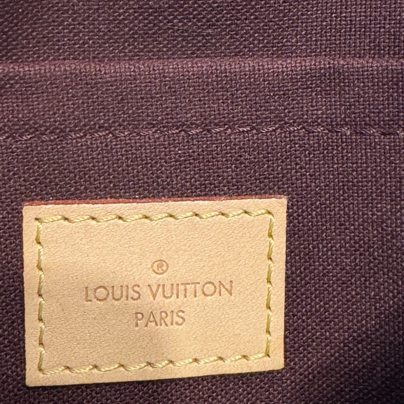 Louis Vuitton Brown Monogram Crossbody with Gold Chain
